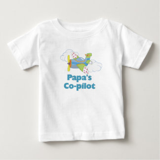 T-shirt Pour Bébé Le copilote de Papa