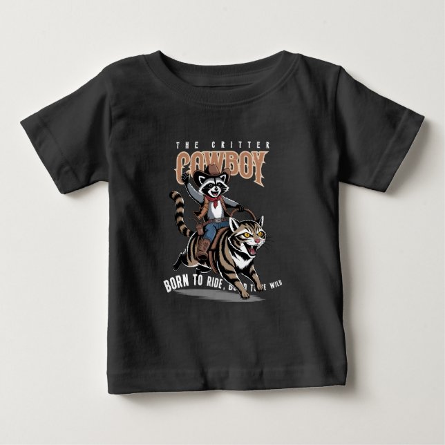 T-shirt Pour Bébé Le cowboy bestiole (mode N.) (Devant)