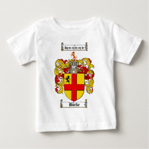 T-SHIRT POUR BÉBÉ LE CREST DE FAMILLE DE BURKE - MANTEAU DE BURKE