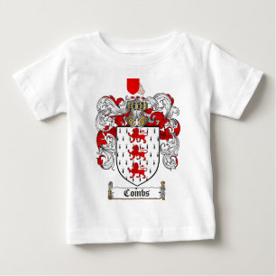 T-SHIRT POUR BÉBÉ LE CREST DE FAMILLE DE PEIGNES - MANTEAU DE