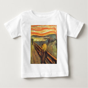 T-shirt Pour Bébé Le cri perçant - Edvard Munch