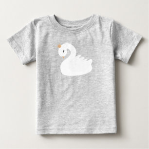 T-shirt Pour Bébé Le Cygne couronné
