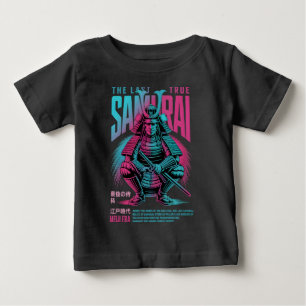 T-shirt Pour Bébé Le Dernier Vrai Guerrier Samouraï Meiji Vector