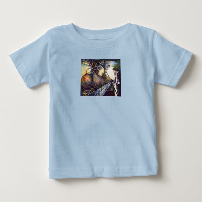 T-shirt Pour Bébé Le destin hurlant de la vie (Devant)