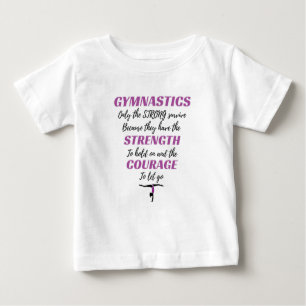 T-shirt Pour Bébé Le don de gymnastique Le don de la gymnaste de la 