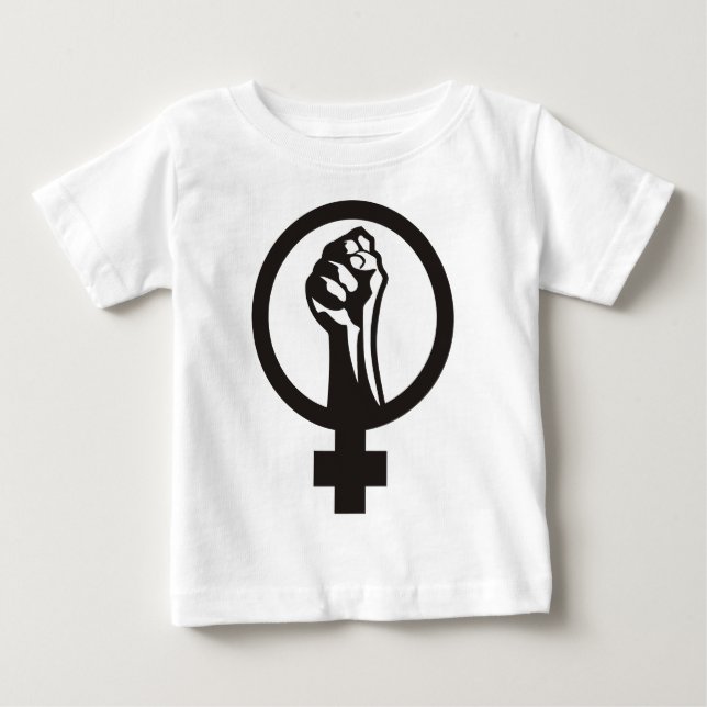 T-shirt Pour Bébé Le féminisme anarchique (Devant)