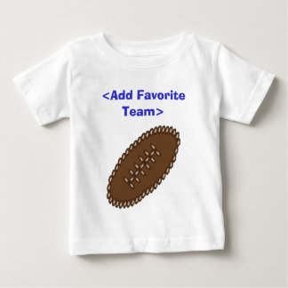 T-shirt Pour Bébé Le football customisé avec votre équipe