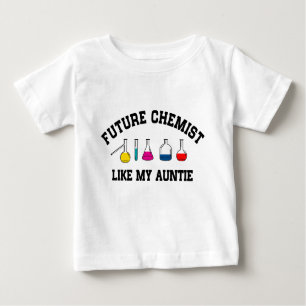 T-shirt Pour Bébé Le futur chimiste aiment ma tante