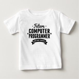 T-shirt Pour Bébé Le futur informaticien aiment mon papa