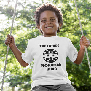 T-shirt Pour Bébé Le futur Pickleball Ninja, mignon