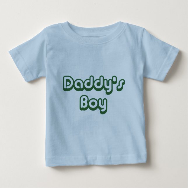 T-shirt Pour Bébé Le garçon de papa (Devant)