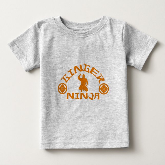 T-shirt Pour Bébé Le Ginger Ninja (Devant)