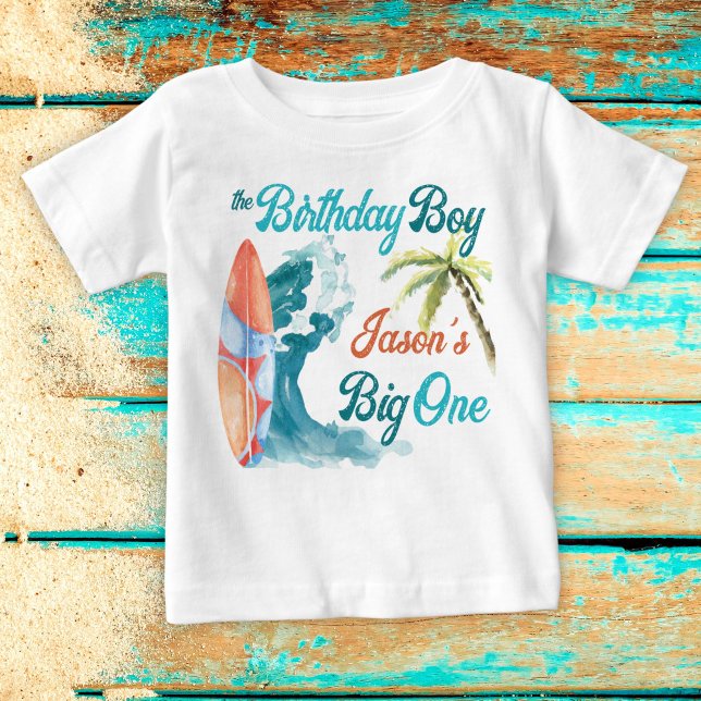 T-shirt Pour Bébé Le grand surfant anniversaire rétro correspondant (Créateur téléchargé)