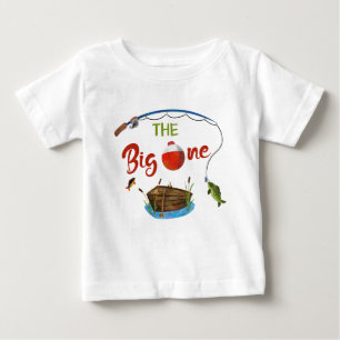 T-shirt Pour Bébé Le grand T-shirt ONE bébé Garçon O-fish-ally ONE