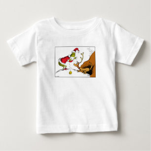 T-shirt Pour Bébé Le Grinch prépare Max le renne