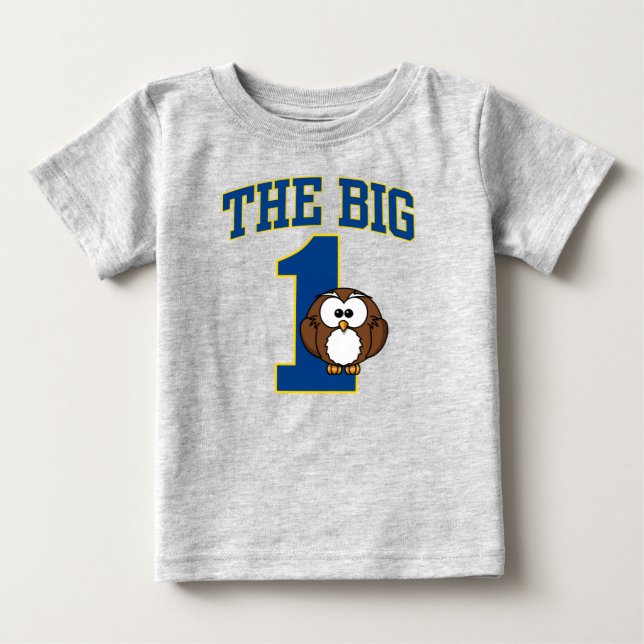 T-SHIRT POUR BÉBÉ LE GROS #1 ANNIVERSAIRE (Devant)