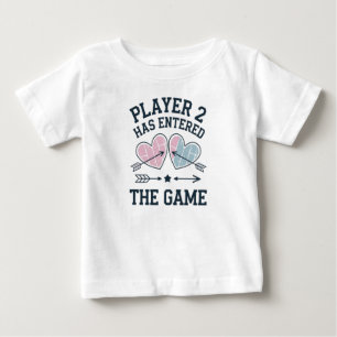 T-shirt Pour Bébé le joueur 2 a rejoint la partie