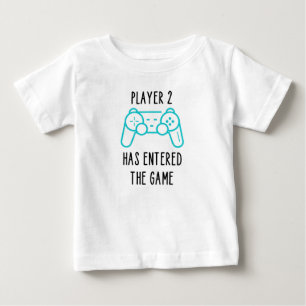 T-shirt Pour Bébé Le Joueur 2 est entré dans le jeu - Baby Annonce 