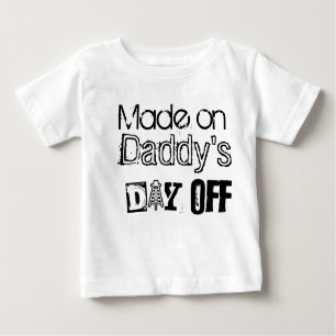 T-shirt Pour Bébé Le jour de congé du papa