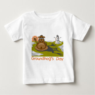 T-shirt Pour Bébé Le jour de Groundhog
