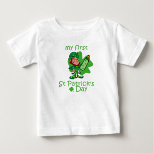 T-shirt Pour Bébé Le jour de mon premier St Patrick