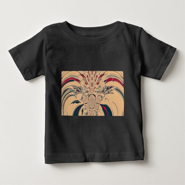 T-shirt Pour Bébé Le Kaleidoscope Africain Vibrant : Un Plaisir Pais (Devant)