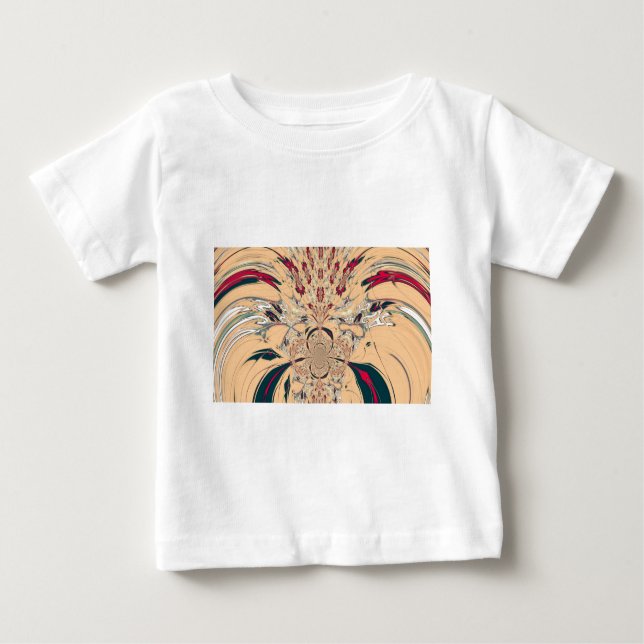 T-shirt Pour Bébé Le Kaleidoscope Africain Vibrant : Un Plaisir Pais (Devant)
