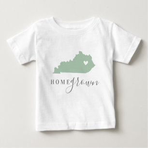T-shirt Pour Bébé Le Kentucky Home Cultive   Carte d'état des couleu