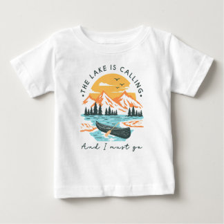 T-shirt Pour Bébé Le Lac Appelle Et Je Dois Y Aller
