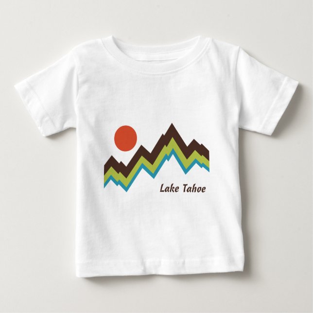 T-shirt Pour Bébé Le lac Tahoe (Devant)