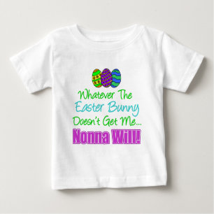 T-shirt Pour Bébé Le lapin de Pâques Nonna va le faire
