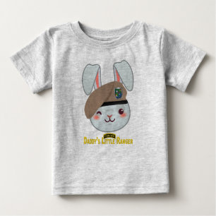 T-shirt Pour Bébé "Le lapin du petit Ranger de papa"