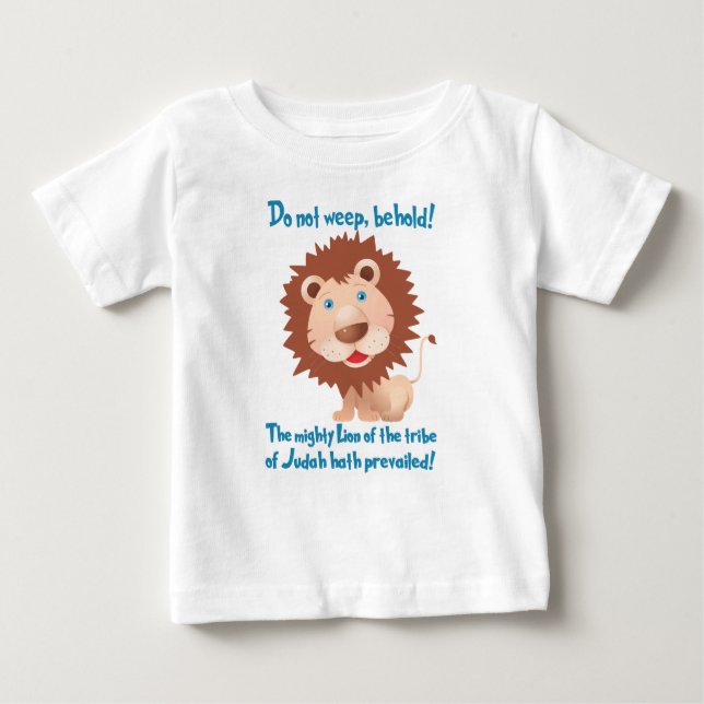 T-shirt Pour Bébé Le lion de Judah (Devant)