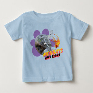 T-shirt Pour Bébé Le Lundi, N'Est-Ce Pas ?
