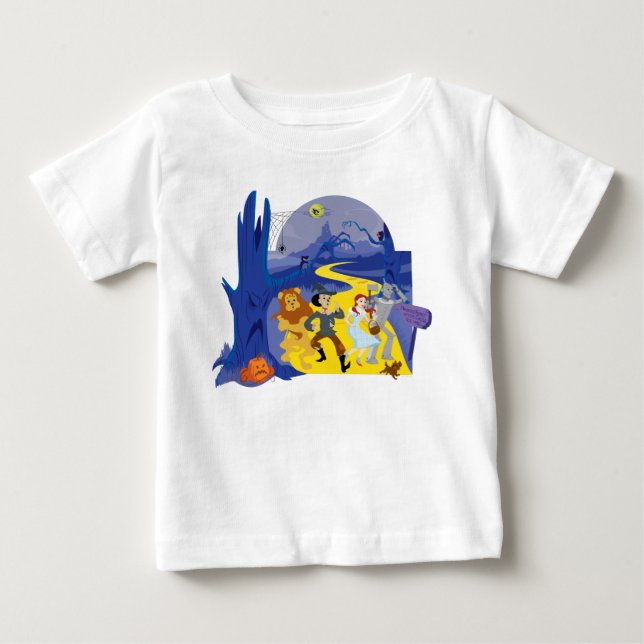 T-shirt Pour Bébé Le Magicien d'Oz™ | Halloween Forêt Enchantée (Devant)