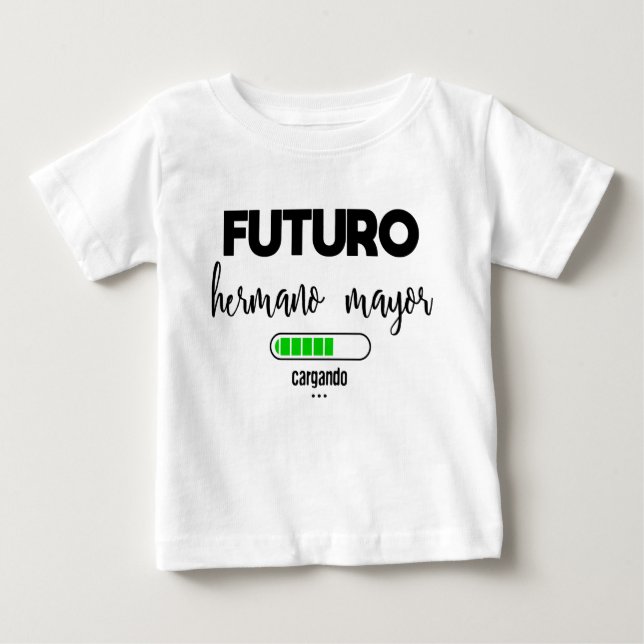 T-shirt Pour Bébé Le maire de Futuro Hermano, cargando (Devant)