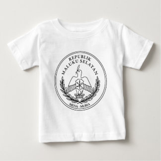 T-shirt Pour Bébé Le manteau des bras de la République de Moluques