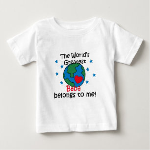 T-shirt Pour Bébé Le meilleur baba appartient à moi