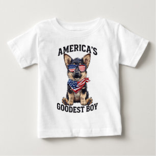 T-shirt Pour Bébé Le meilleur berger d'Amérique