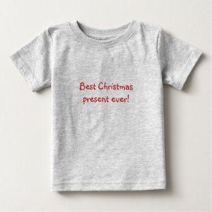 T-shirt Pour Bébé Le meilleur cadeau de Noël jamais !  Onsie de bé