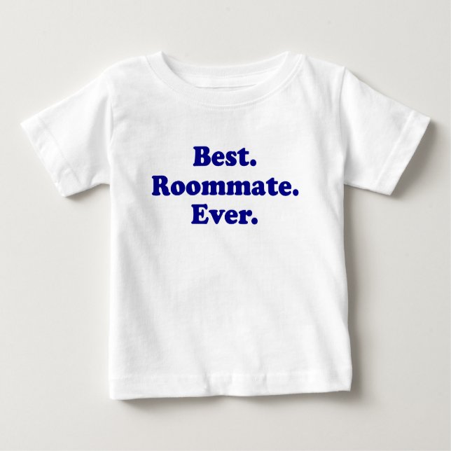 T-shirt Pour Bébé Le meilleur compagnon de chambre jamais (Devant)