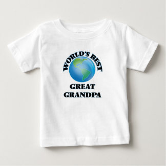 T-shirt Pour Bébé Le meilleur grand grand-papa du monde