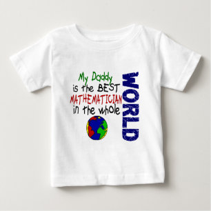 T-shirt Pour Bébé Le meilleur mathématicien en monde 2 (papa)