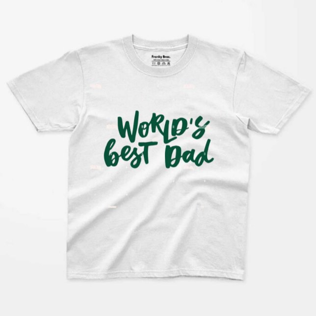 T-shirt Pour Bébé Le meilleur papa de Word (Créateur téléchargé)