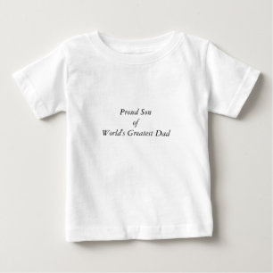 T-shirt Pour Bébé Le meilleur papa du monde de la typographie élégan