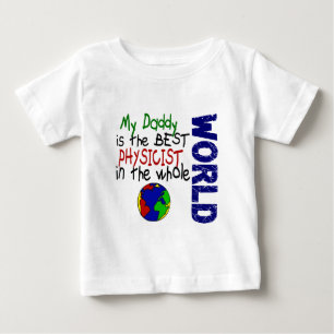 T-shirt Pour Bébé Le meilleur physicien en monde 2 (papa)