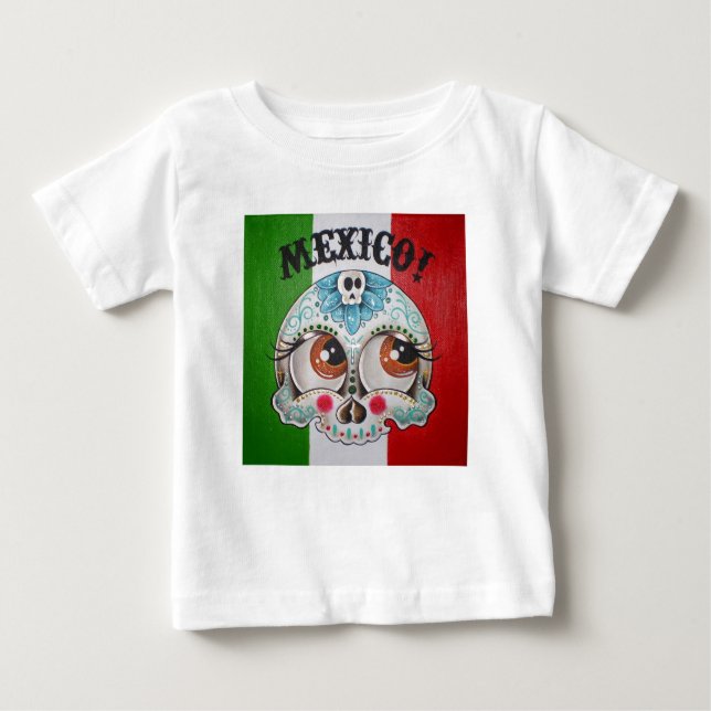 T-shirt Pour Bébé Le Mexique (Devant)