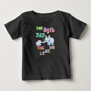 T-shirt Pour Bébé Le Mythe Papa La Légende