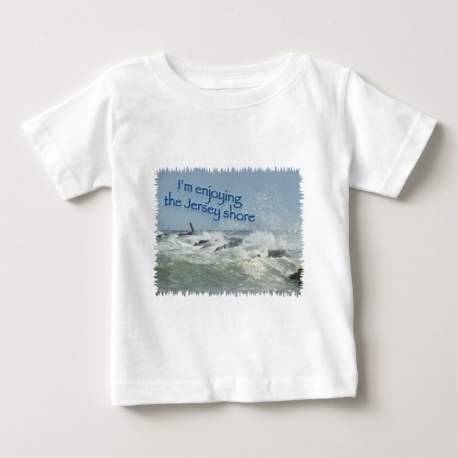T-shirt Pour Bébé Le New Jersey Shore (Devant)