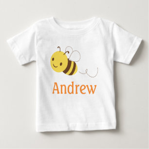 T-shirt Pour Bébé Le nom de bourdon du bébé personnalisé par coutume